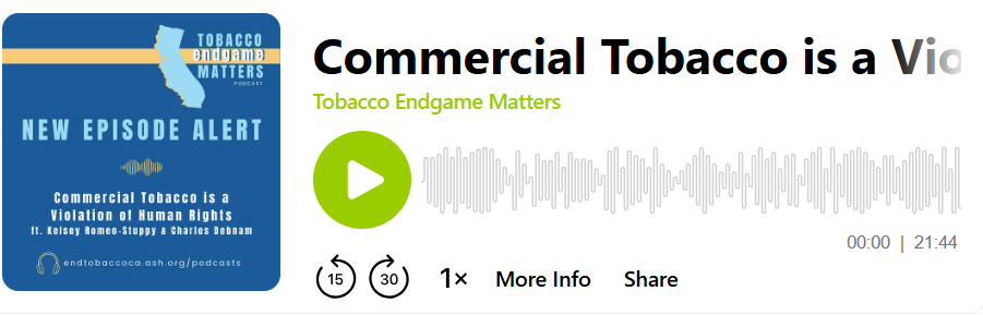 Tobacco Endgame Matters Podcast