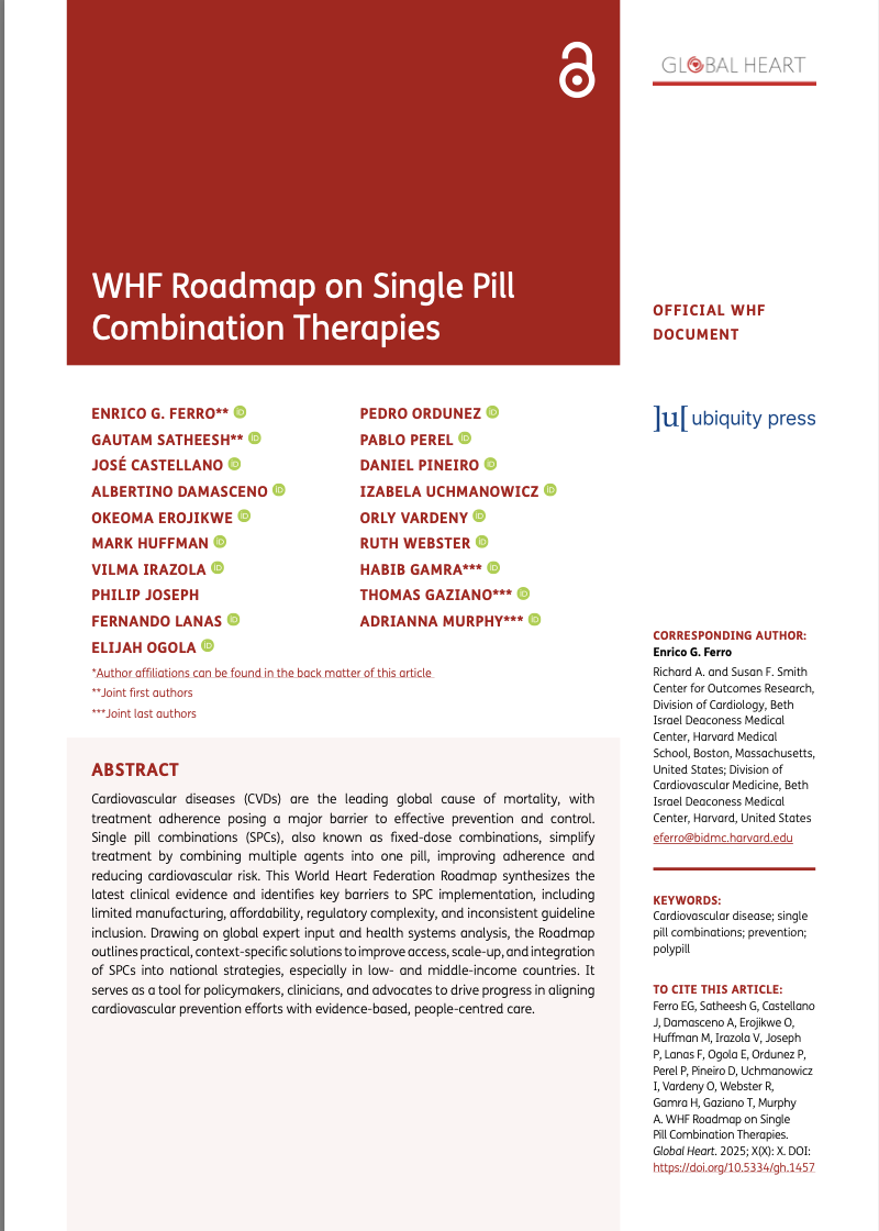 Roadmap on Single Pill Combination Therapies