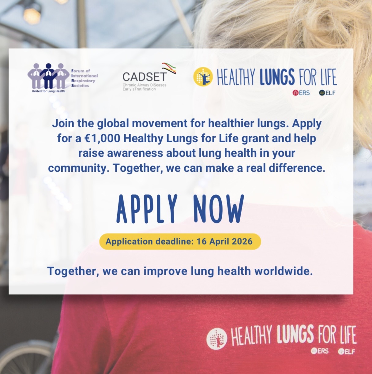 

<!-- THEME DEBUG -->
<!-- THEME HOOK: 'field' -->
<!-- FILE NAME SUGGESTIONS:
   ▪️ field--node--title--news-and-events.html.twig
   ✅ field--node--title.html.twig
   ▪️ field--node--news-and-events.html.twig
   ▪️ field--title.html.twig
   ▪️ field--string.html.twig
   ▪️ field.html.twig
-->
<!-- 💡 BEGIN CUSTOM TEMPLATE OUTPUT from 'themes/custom/whokap/templates/field/field--node--title.html.twig' -->
Healthy Lungs for Life Returns in 2026 with Expanded Global Grants
<!-- END CUSTOM TEMPLATE OUTPUT from 'themes/custom/whokap/templates/field/field--node--title.html.twig' -->

