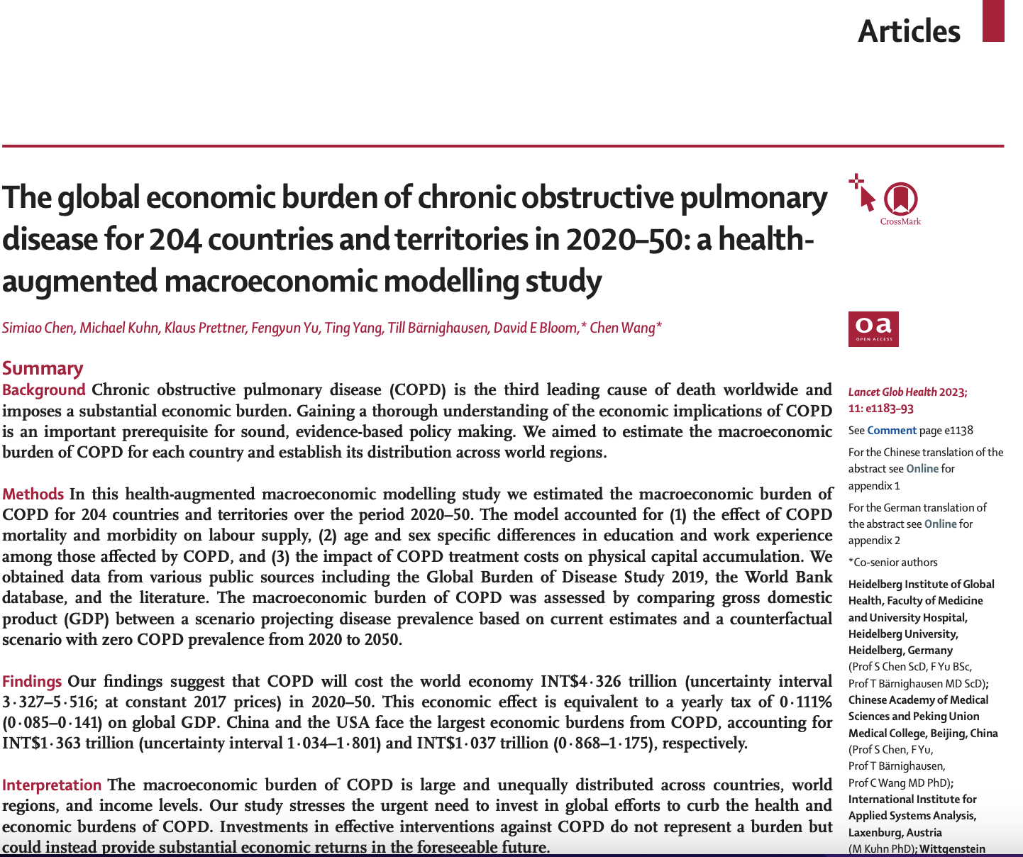 

<!-- THEME DEBUG -->
<!-- THEME HOOK: 'field' -->
<!-- FILE NAME SUGGESTIONS:
   ▪️ field--node--title--gard-community-knowledge-resourc.html.twig
   ✅ field--node--title.html.twig
   ▪️ field--node--gard-community-knowledge-resourc.html.twig
   ▪️ field--title.html.twig
   ▪️ field--string.html.twig
   ▪️ field.html.twig
-->
<!-- 💡 BEGIN CUSTOM TEMPLATE OUTPUT from 'themes/custom/whokap/templates/field/field--node--title.html.twig' -->
The global economic burden of chronic obstructive pulmonary disease for 204 countries and territories in 2020–50: a health-augmented macroeconomic modelling study
<!-- END CUSTOM TEMPLATE OUTPUT from 'themes/custom/whokap/templates/field/field--node--title.html.twig' -->

