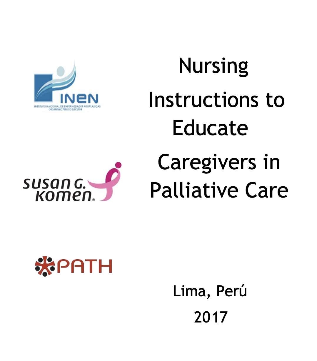 Nursing Instructions to Educate Caregivers in Palliative Care