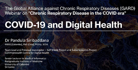 GARD Webinar March 8, 2021 - PPT, Dr. Pandula Siribaddana